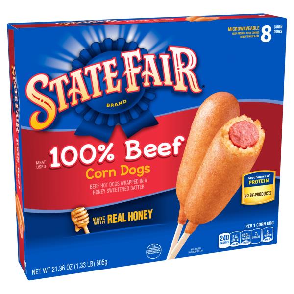 state fair beef corn dogs