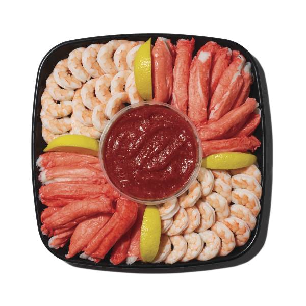 Shrimp & Surimi Platter, Sm, Net Wt 40 Oz Featuring GreenWise Shrimp, Ready to Eat Publix