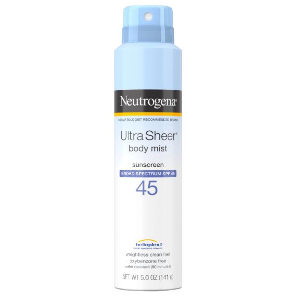 neutrogena sunscreen spray spf 45