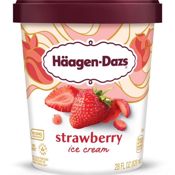 Haagen Dazs Ice Cream Strawberry Publix Super Markets 7634