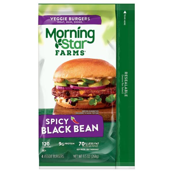 black bean burger morning star