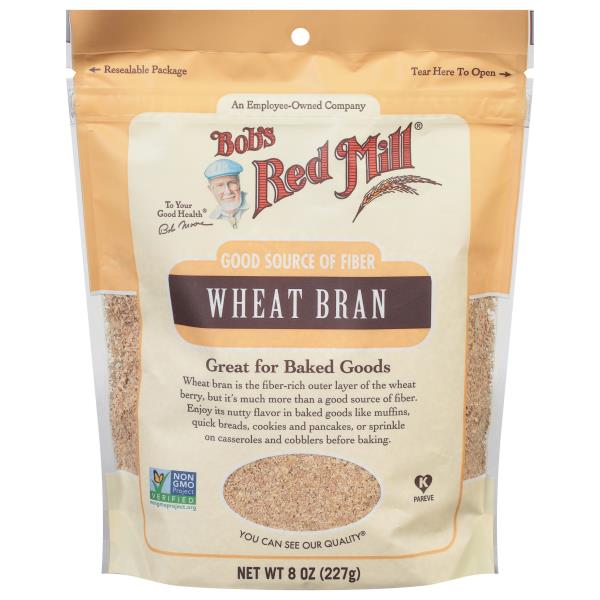 Bobs Red Mill Wheat Bran, Unprocessed Miller's : Publix.com