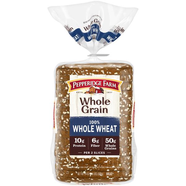 Pepperidge Farm® Whole Grain Whole Grain 100 Whole Wheat Bread Publix Super Markets