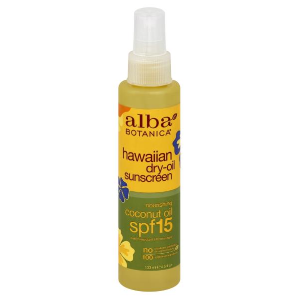 alba coconut sunscreen