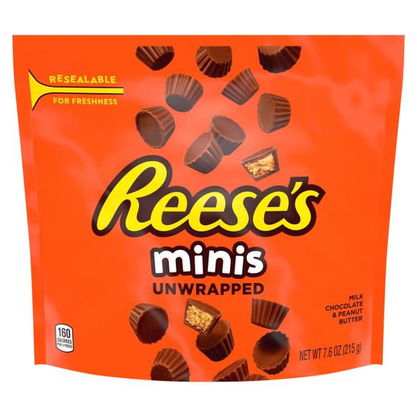 Reese's Milk Chocolate & Peanut Butter, Minis, Unwrapped | Publix Super ...