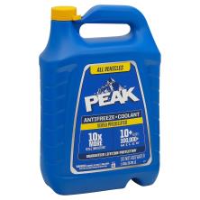 Peak Antifreeze Chart