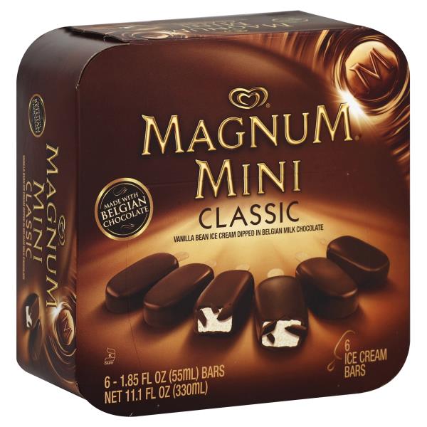 Magnum Ice Cream Bars, Mini, Classic : Publix.com
