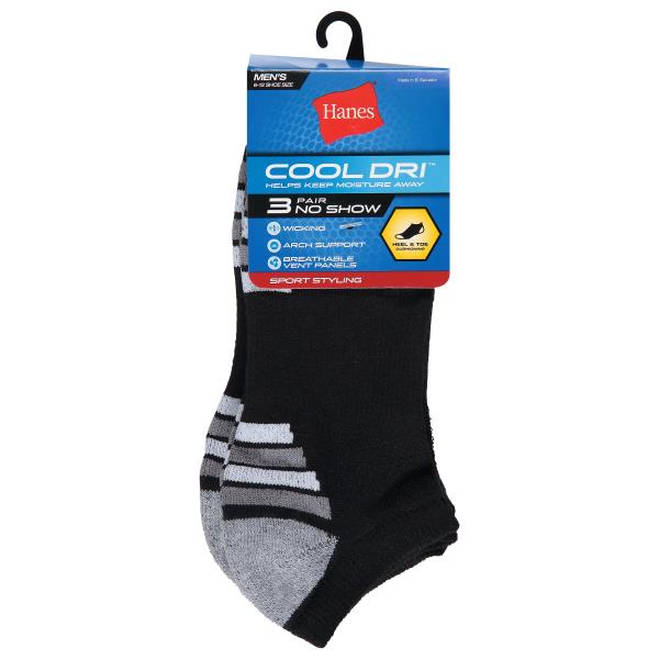 hanes cool dri socks