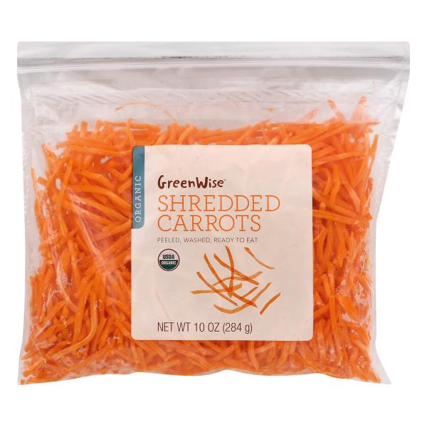 shredded carrots