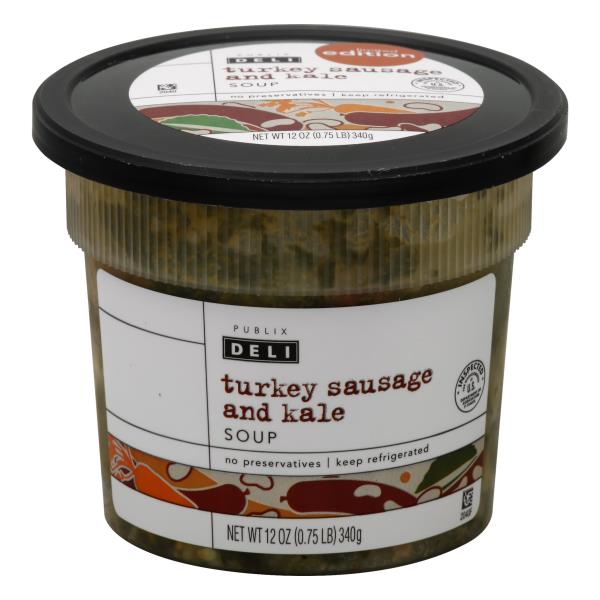 Publix Deli Soup, Turkey Sausage and Kale