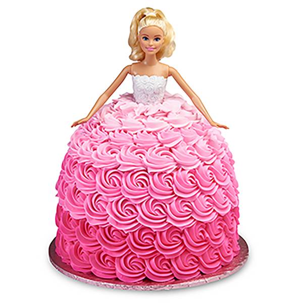 barbie skirt cake