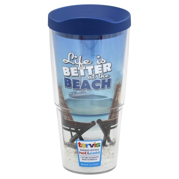 Tervis Tumbler With Lid Life Better At The Beach 24 Ounce Tervis Tumbler With Lid Life Better At The Beach 24 Ounce