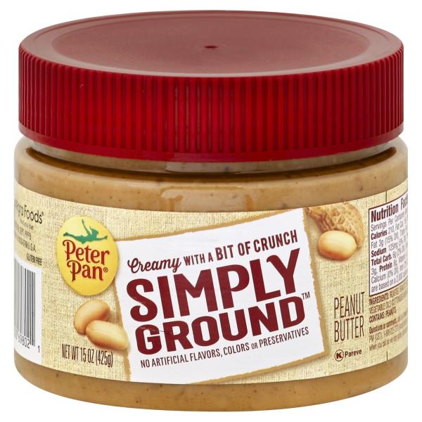 Peter Pan Simply Ground Peanut Butter : Publix.com