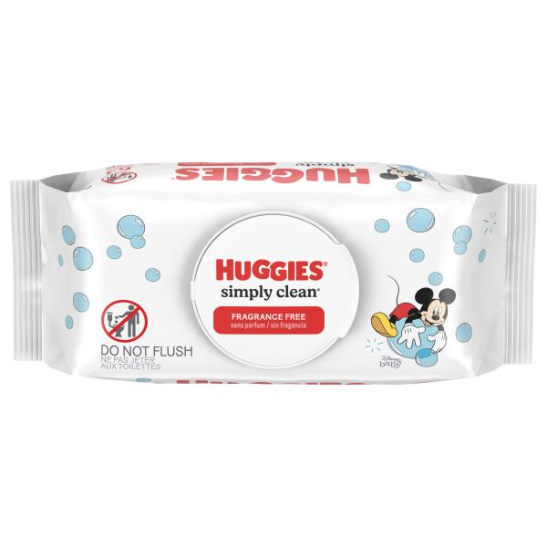 Huggies Simply Clean Wipes, Fragrance Free, Disney Mickey Mouse ...