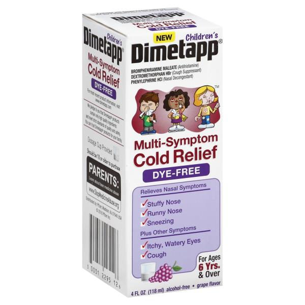 children's cough and runny nose medicine