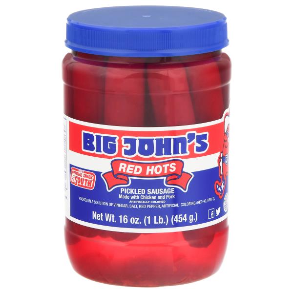 Big Johns Pickled Sausage, Red Hots | Publix Super Markets