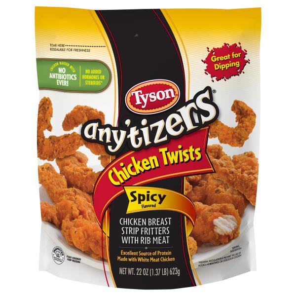 Tyson Any'tizers Chicken Twists, Spicy Flavored : Publix.com