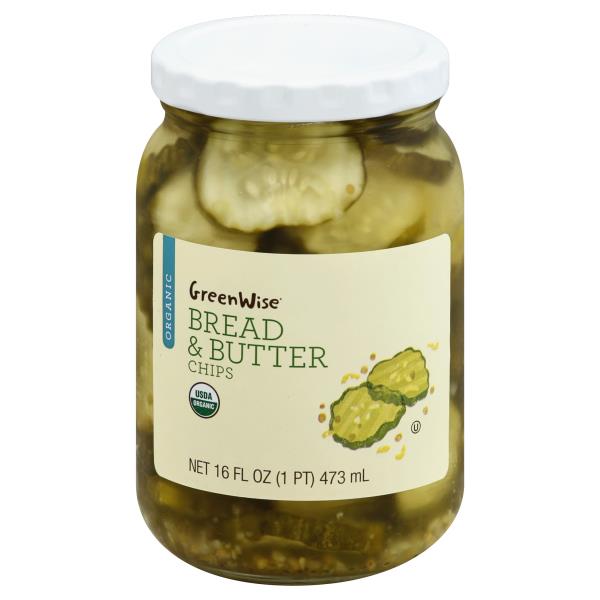 Greenwise Pickles Organic Bread Butter Chips Publix Super Markets