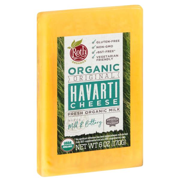 Roth Organics Cheese, Organic, Havarti, Original | Publix Super Markets