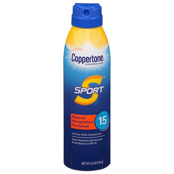 coppertone sport sunscreen spf 15