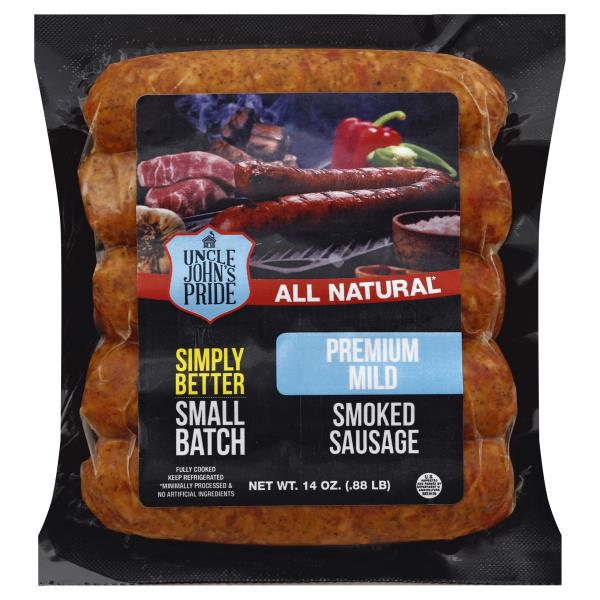 Uncle Johns Pride Sausage Smoked Premium Mild