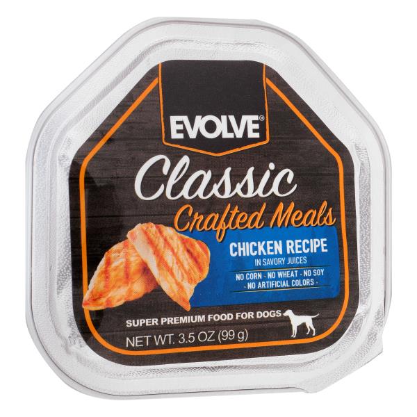 evolve classic wet dog food