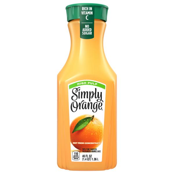 Simply Orange Juice High Pulp Publix Super Markets
