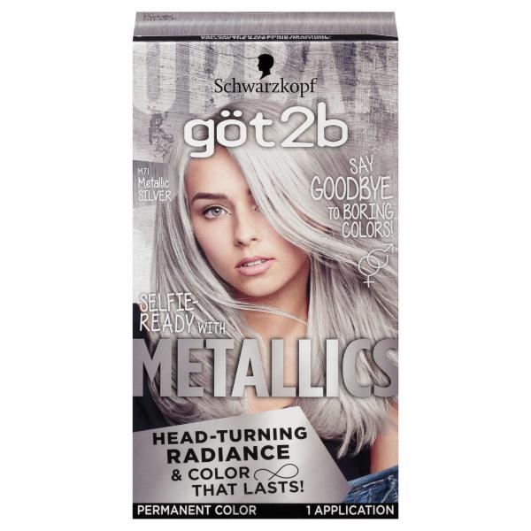 metallic box hair color