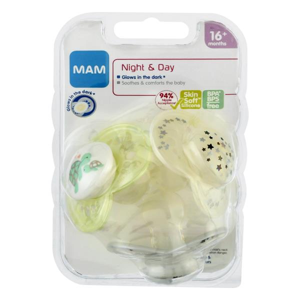 mam pacifier 16 glow in the dark