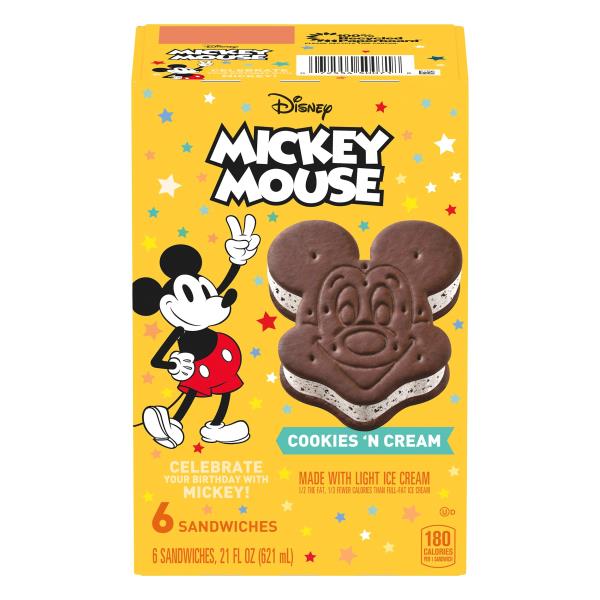 Mickey Sandwiches, Cookies 'N Cream, Mickey Mouse