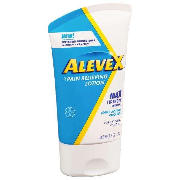 AleveX Pain Relieving Lotion, Max Strength, Menthol | Publix Super Markets