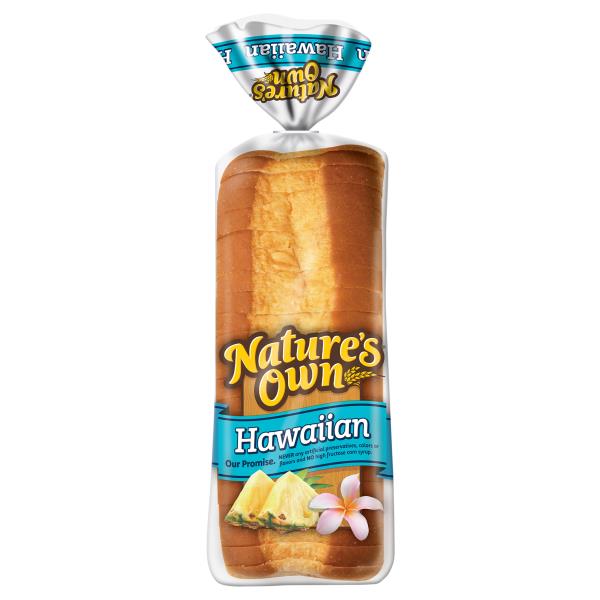 Nature's Own Nature's Own Hawaiian, Sliced Hawaiian Bread, 20 oz Loaf