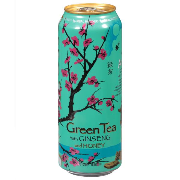 Arizona Green Tea, with Ginseng and Honey, Real Brewed Publix Super