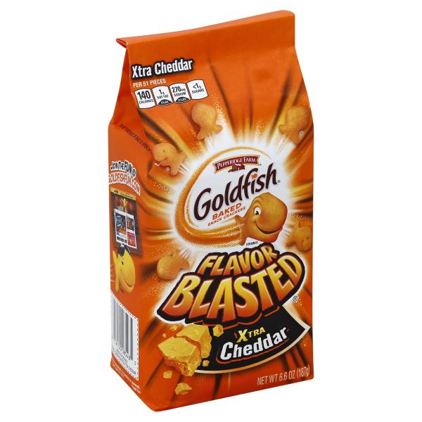 Xtra Cheddar Goldfish Nutrition Label 