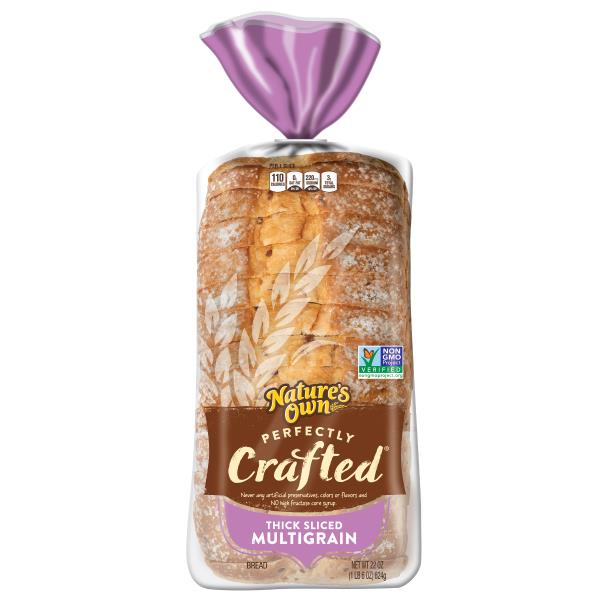 Natures Own Perfectly Crafted Bread Multigrain Thick Sliced Publix