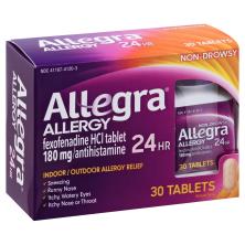 is allegra d 12 hour non drowsy