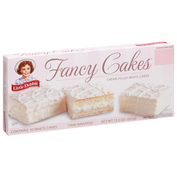 Little Debbie Fancy Cakes Creme Filled White Cakes | Publix Super Markets