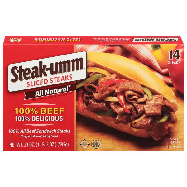 Steak-Umm Steaks, Sliced | Publix Super Markets