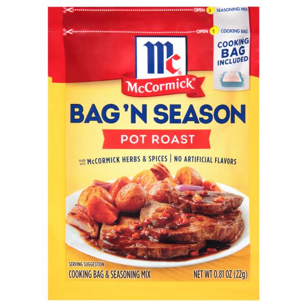 Mccormick Bag N Season Cooking Seasoning Mix Pot Roast Mccormick Bag N Season Cooking Seasoning Mix Pot Roast