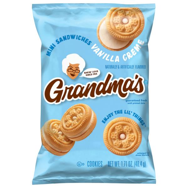 Grandmas Cookies Sandwich Cremes Vanilla Mini Publix Super Markets 8781