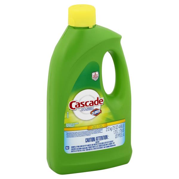 Cascade Dishwasher Detergent, Lemon Scent : Publix.com