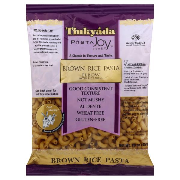 Tinkyada Pasta Joy Ready Brown Rice Pasta, Elbow : Publix.com