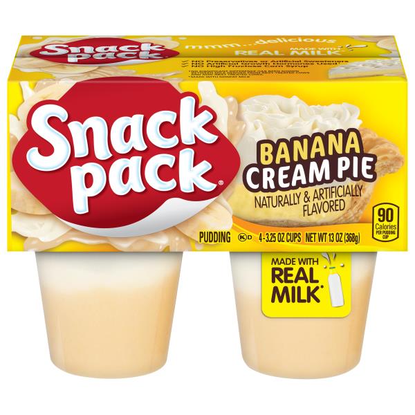 Snack Pack Pudding Banana Cream Pie Publix Super Markets 2821