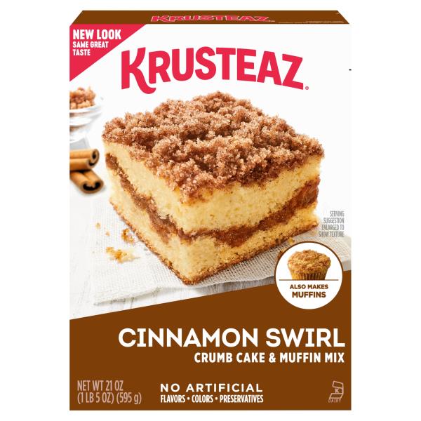 krusteaz cinnamon crumb cake nutrition