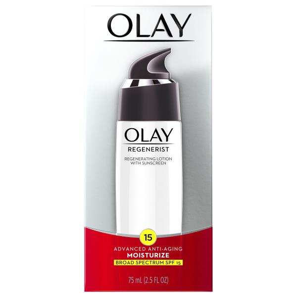 olay regenerist regenerating lotion with sunscreen broad spectrum spf 15