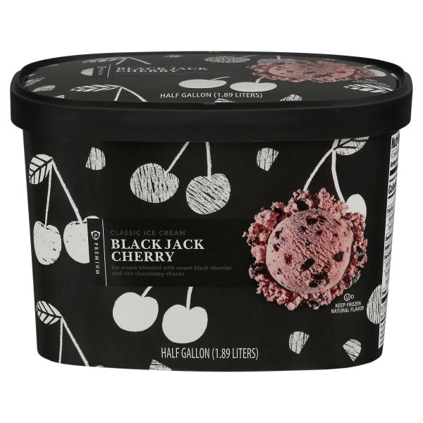 Publix Premium Ice Cream, Black Jack Cherry