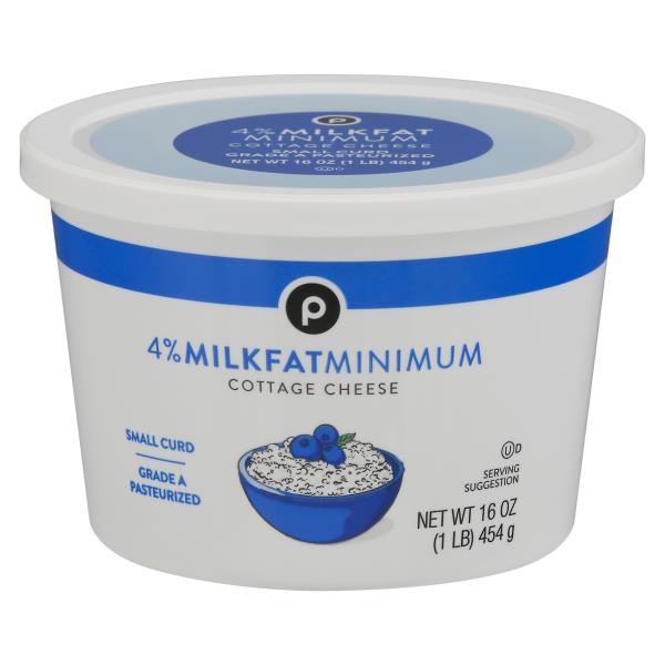 Publix Cottage Cheese, Small Curd, 4 Milkfat Minimum Publix Super