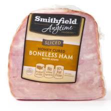 sliced cooked anytime smithfield ham fully honey favorites boneless smoked