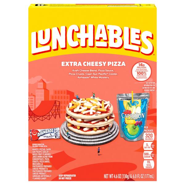 Lunchables Lunch Combinations, Extra Cheesy Pizza