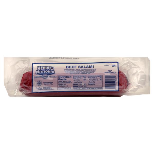 Hebrew national salami beef publix